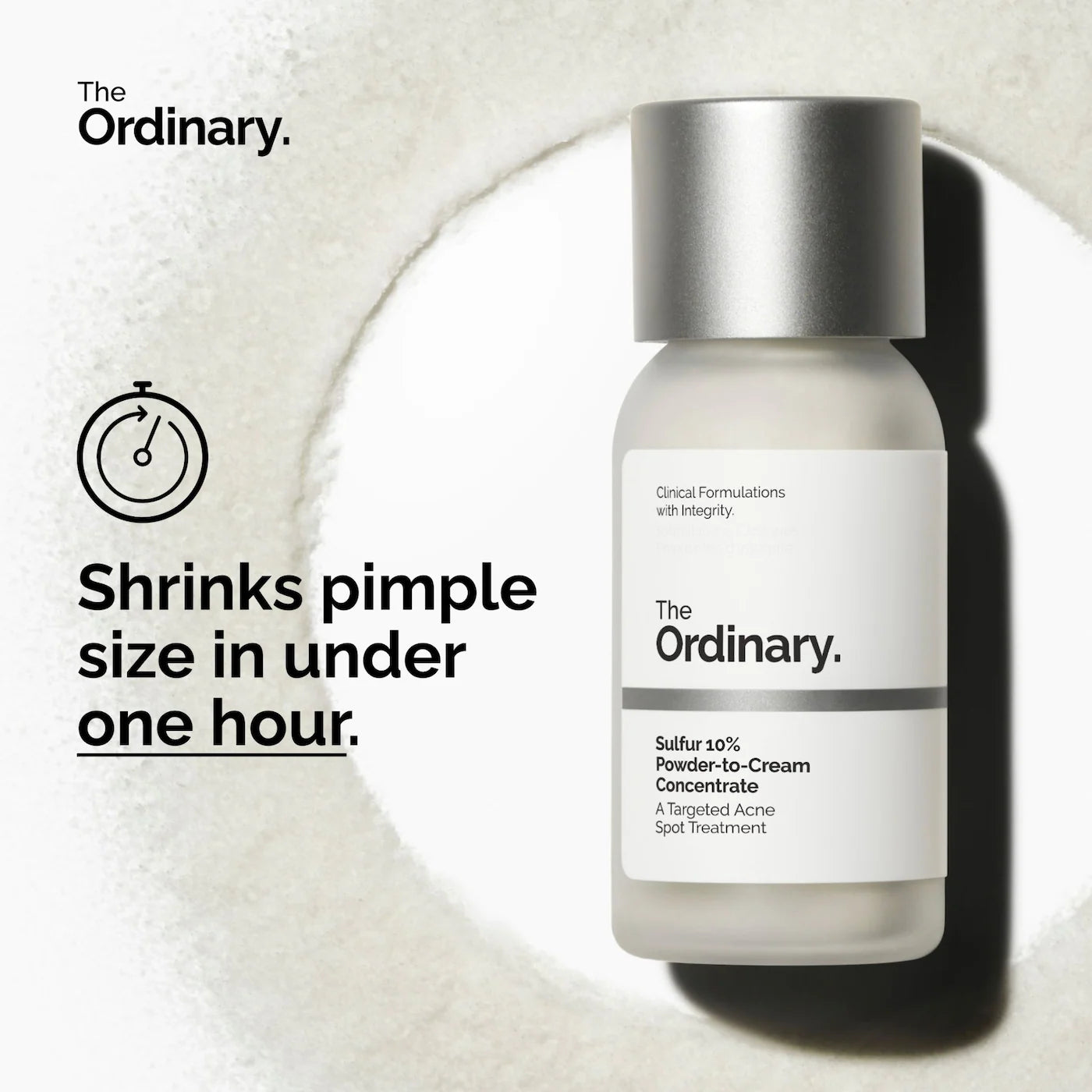 The Ordinary - Sulfur 10% Powder-to-Cream Concentrate Acne Spot Treatment