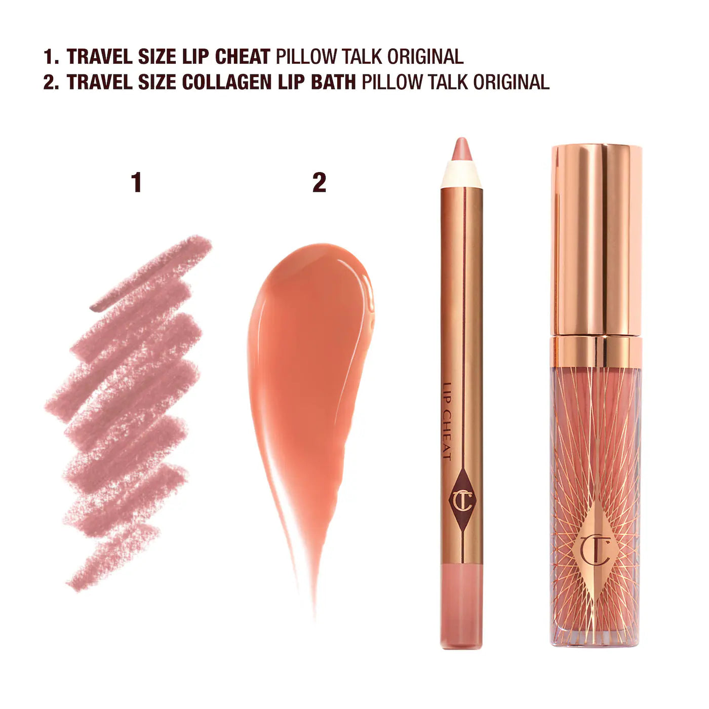 Charlotte Tilbury - PILLOW TALK MINI GLOSSY LIPS DUO