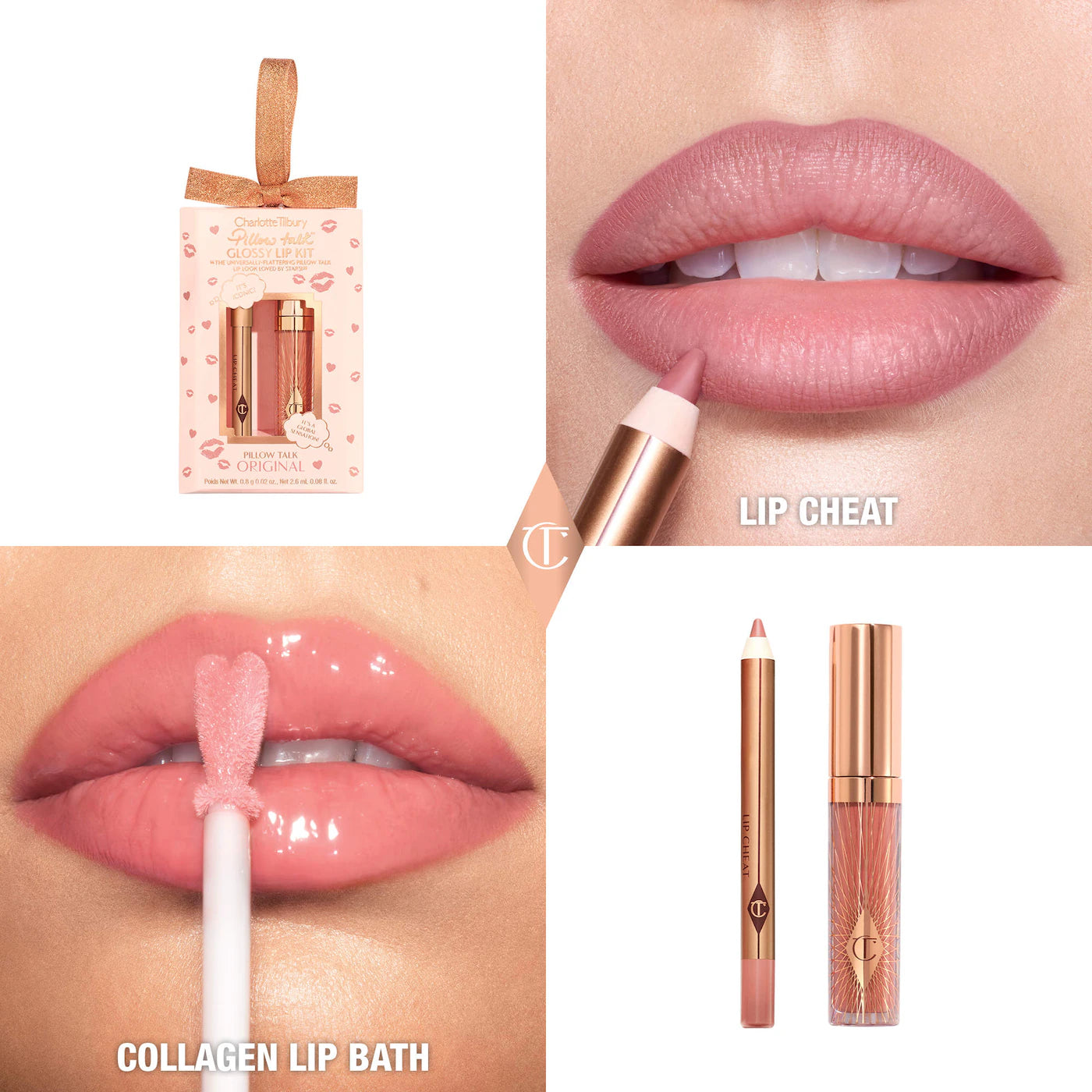 Charlotte Tilbury - PILLOW TALK MINI GLOSSY LIPS DUO