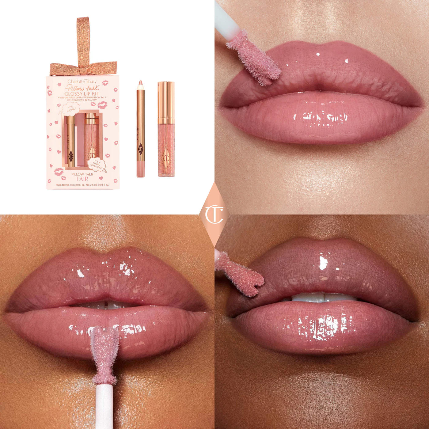 Charlotte Tilbury - PILLOW TALK MINI GLOSSY LIPS DUO