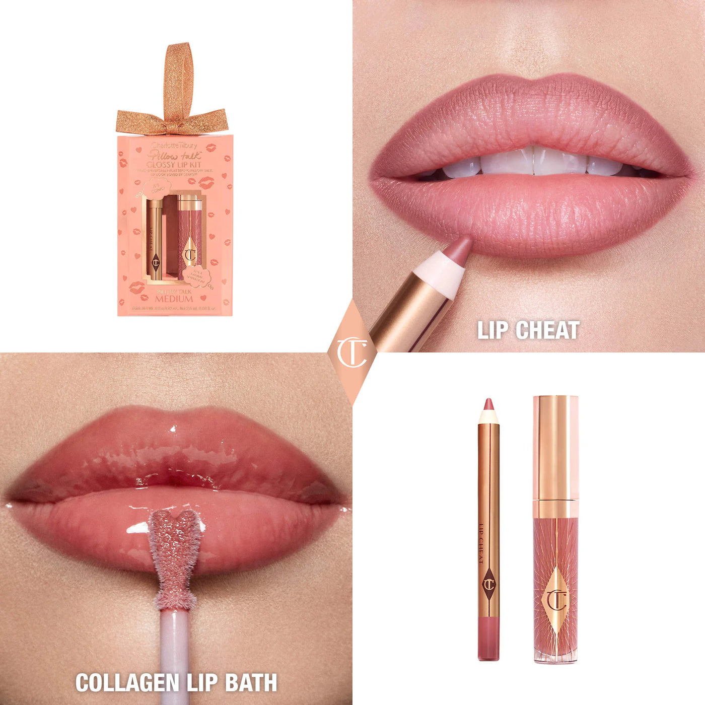 Charlotte Tilbury - PILLOW TALK MINI GLOSSY LIPS DUO