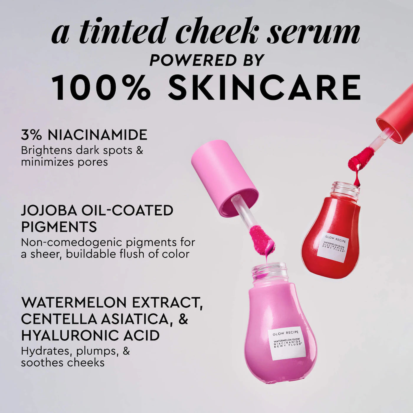 Glow Recipe - Watermelon Glow Niacinamide Dewy Flush - Brightening Serum Blush