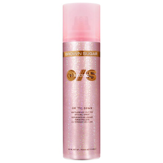 ONE/SIZE by Patrick Starrr - On 'Til Dawn Waterproof GLITTER Setting Spray | 143 mL | Brown Sugar