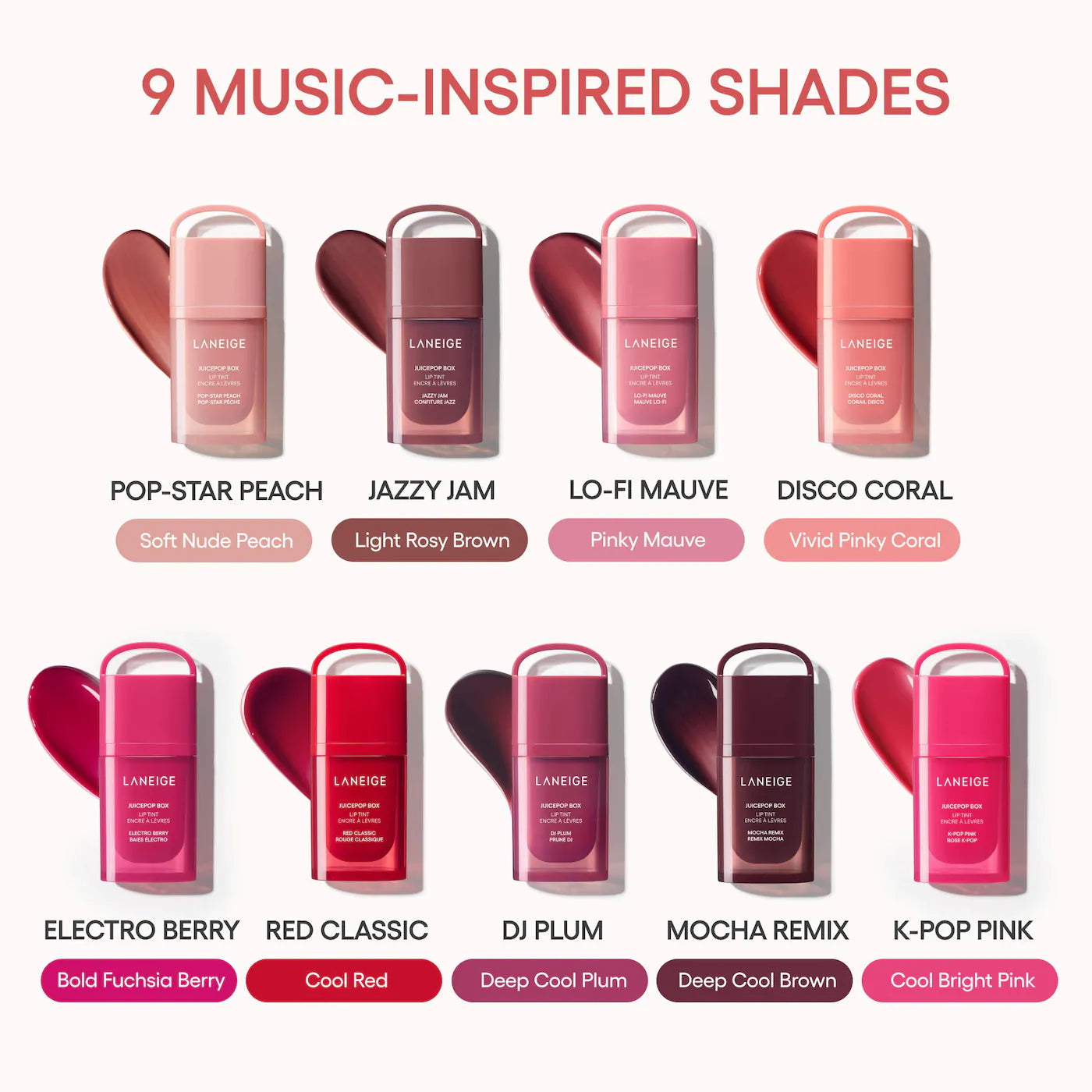 LANEIGE - JuicePop Box Hydrating & Lightweight Oil Lip Tint