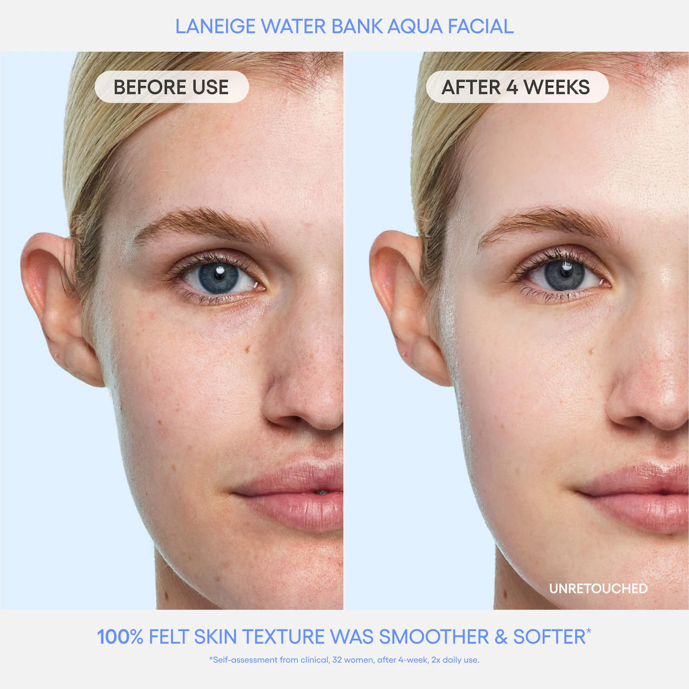 LANEIGE - Water Bank Aqua Facial Serum BHA + AHA - Gently Exfoliate, Hydrate & Glow | 30 mL