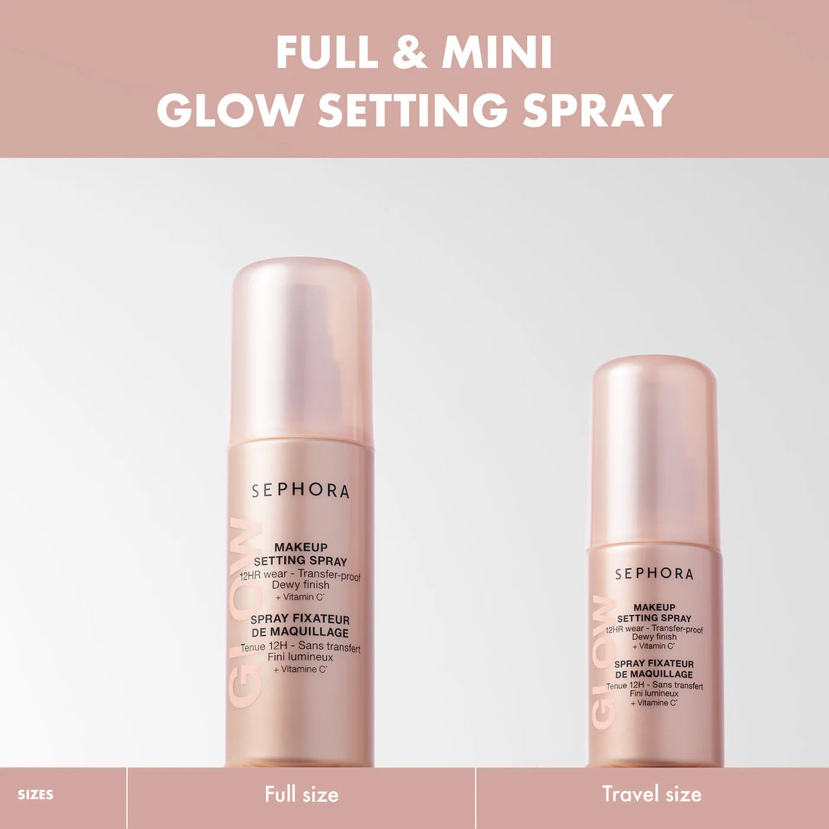 Sephora - Glow 12HR Wear Transferproof Makeup Setting Spray with Vitamin C