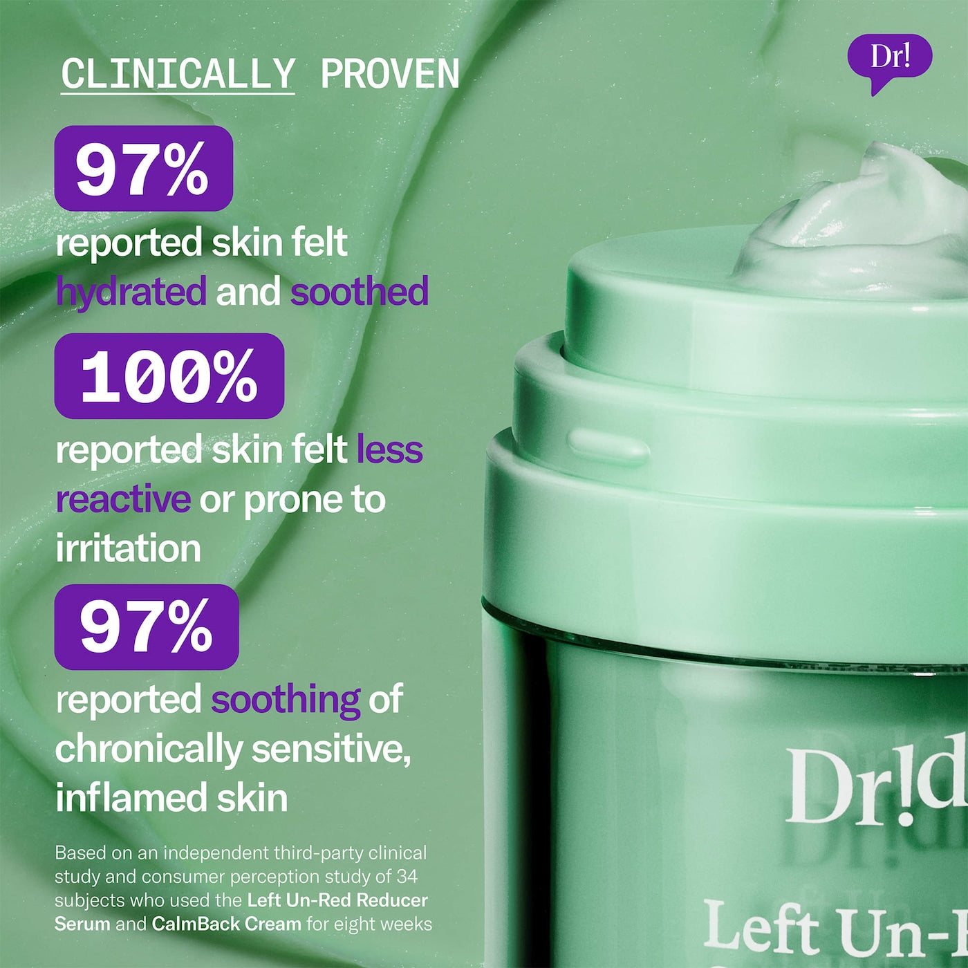 Dr. Idriss - Left Un-Red CalmBack Rich Face Moisturizer for Redness and Skin Barrier Health | 50 mL