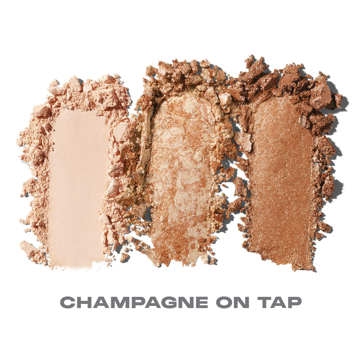 Morphe - Dazzling Metallics Trophy Wife Eyeshadow Trio | Champagne On Tap