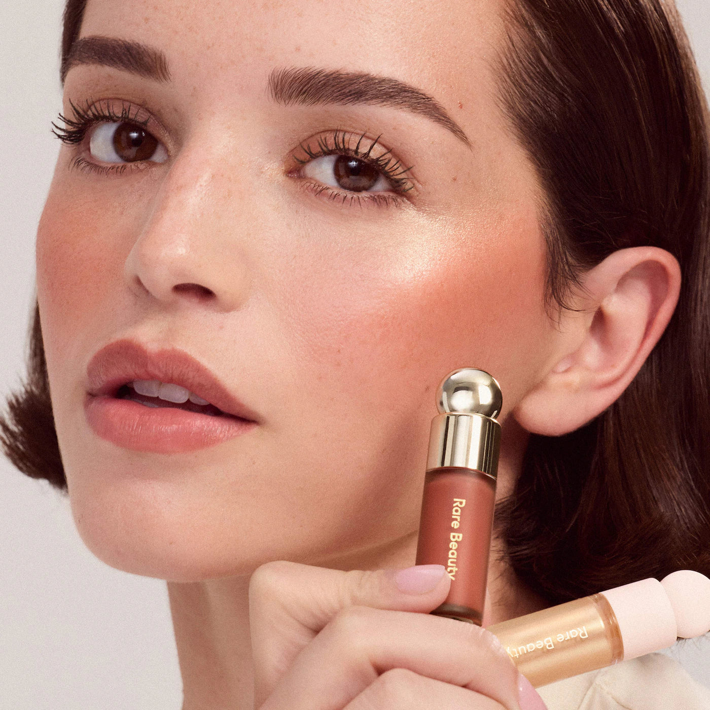 Rare Beauty - Mini Warm Radiance Blush & Luminizer Duo Makeup Gift Set