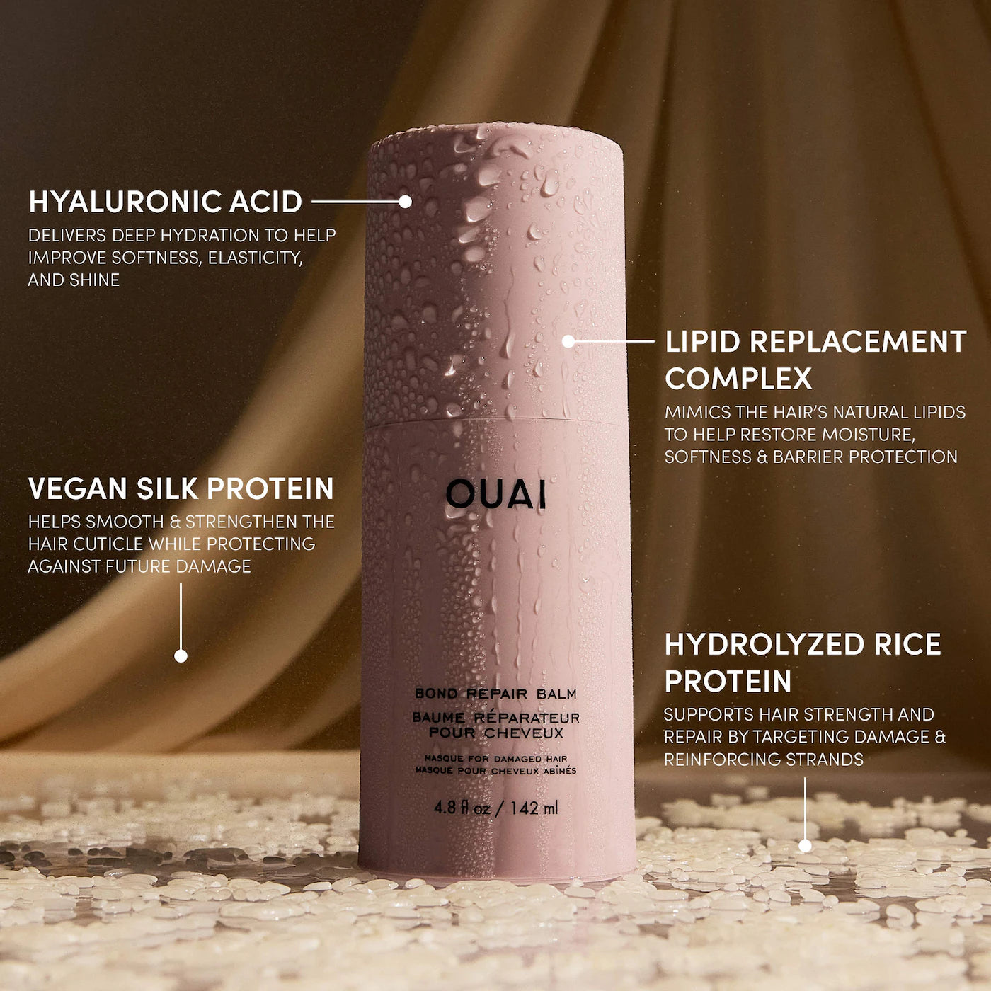 OUAI - Bond Repair Balm Hair Mask for Damaged Hair | 142 mL