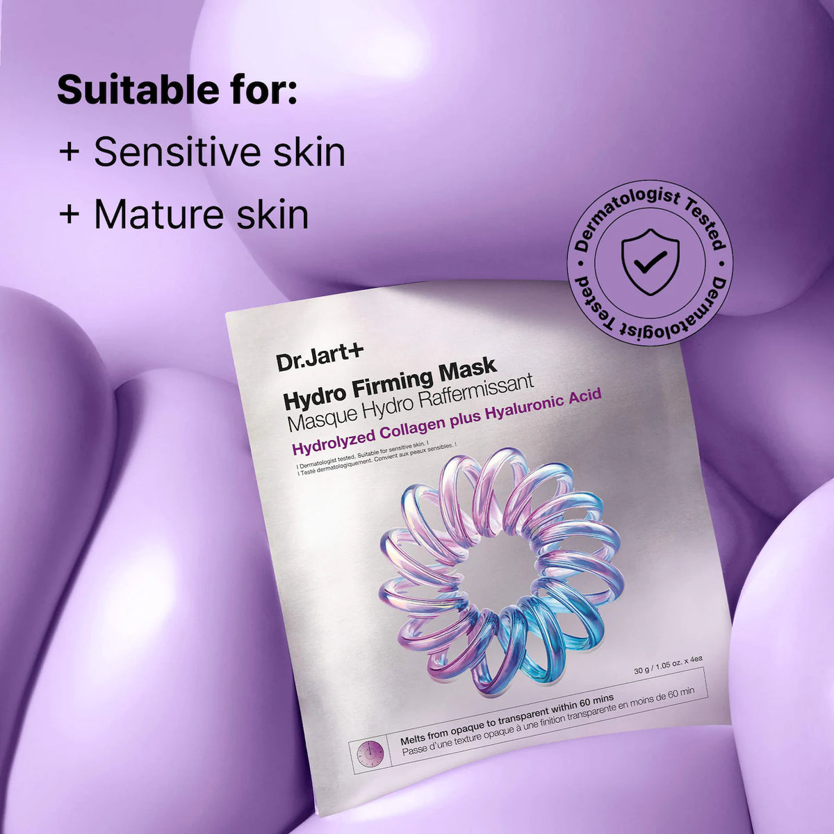 Dr. Jart+ - Hydro Firming Korean Face Mask with Collagen and Hyaluronic Acid