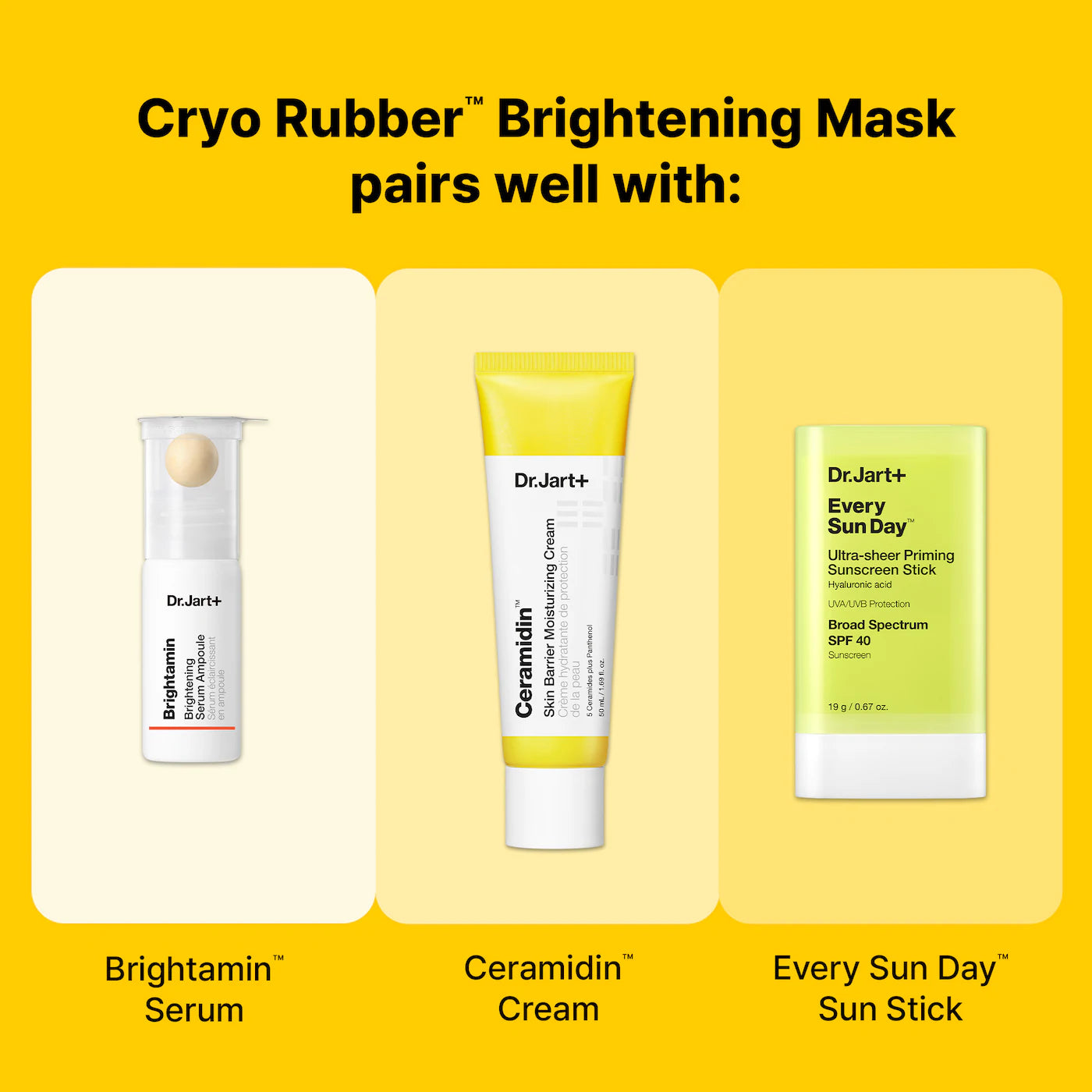 Dr. Jart+ - Cryo Rubber™ Brightening Face Mask with Niacinamide