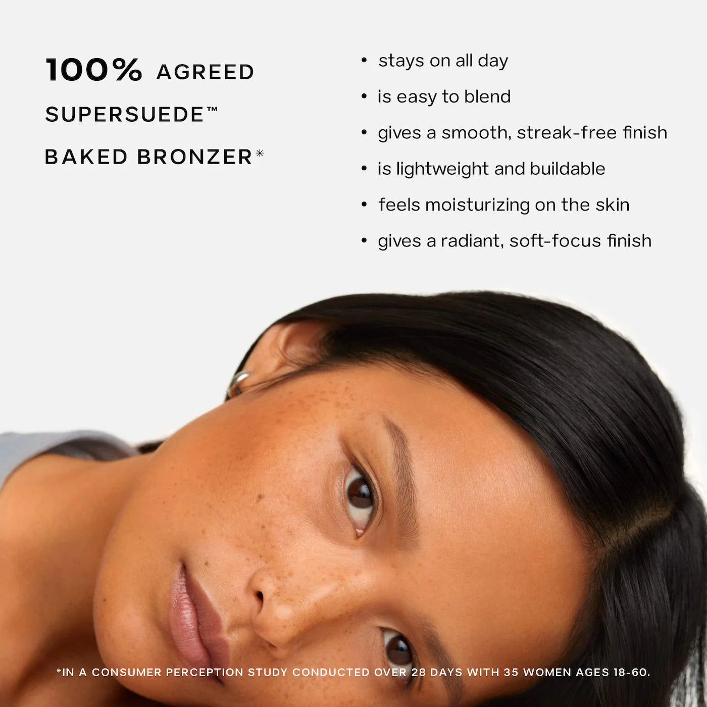 Saie - SuperSuede™ Radiant Talc-Free Baked Powder Bronzer