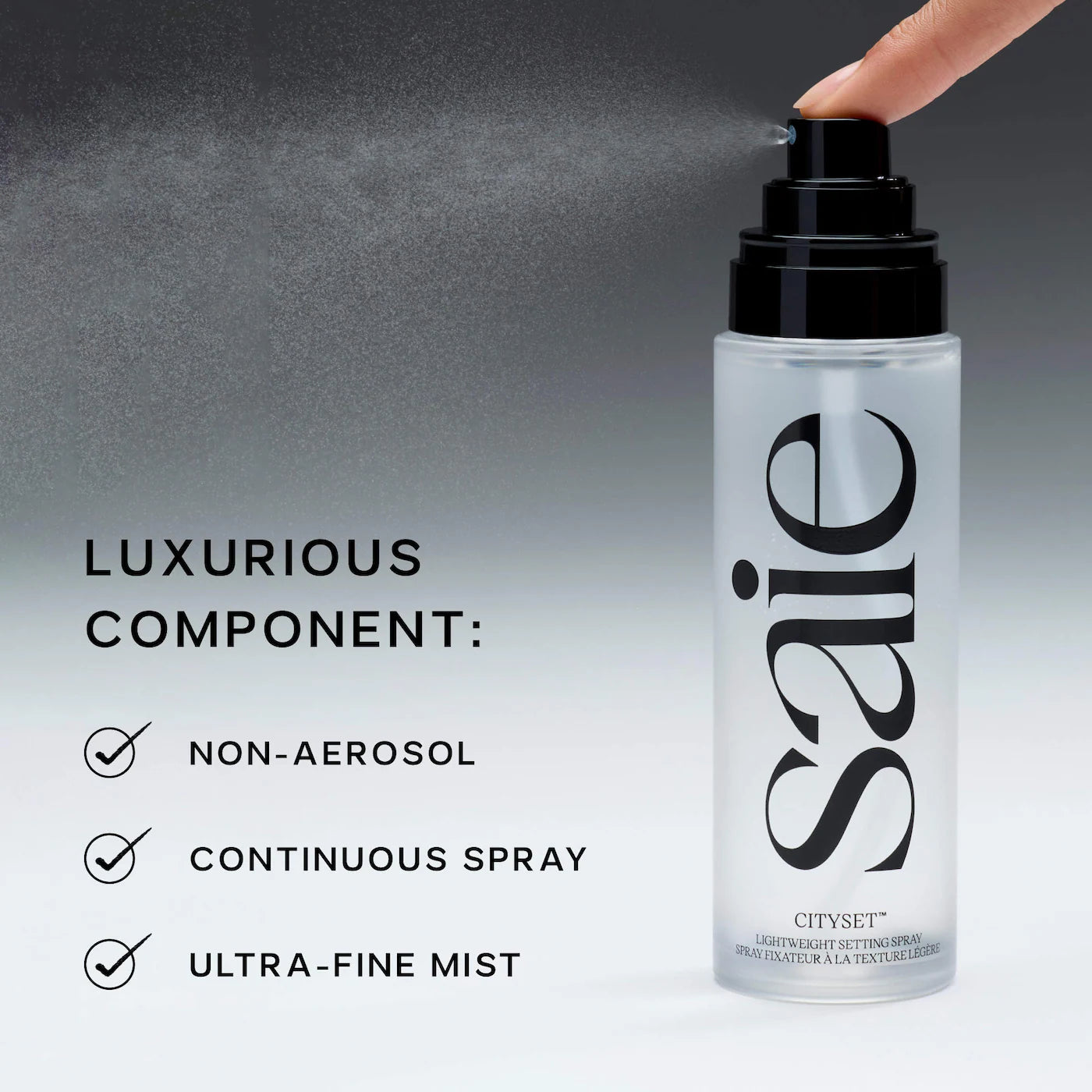 Saie - CitySet™ Ultra-Fine Mist Setting Spray with 16 Hour Wear