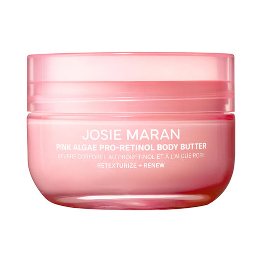 JOSIE MARAN - Pink Algae Pro-Retinol Body Butter for Anti-Aging and KP | Always Nude, Unscented