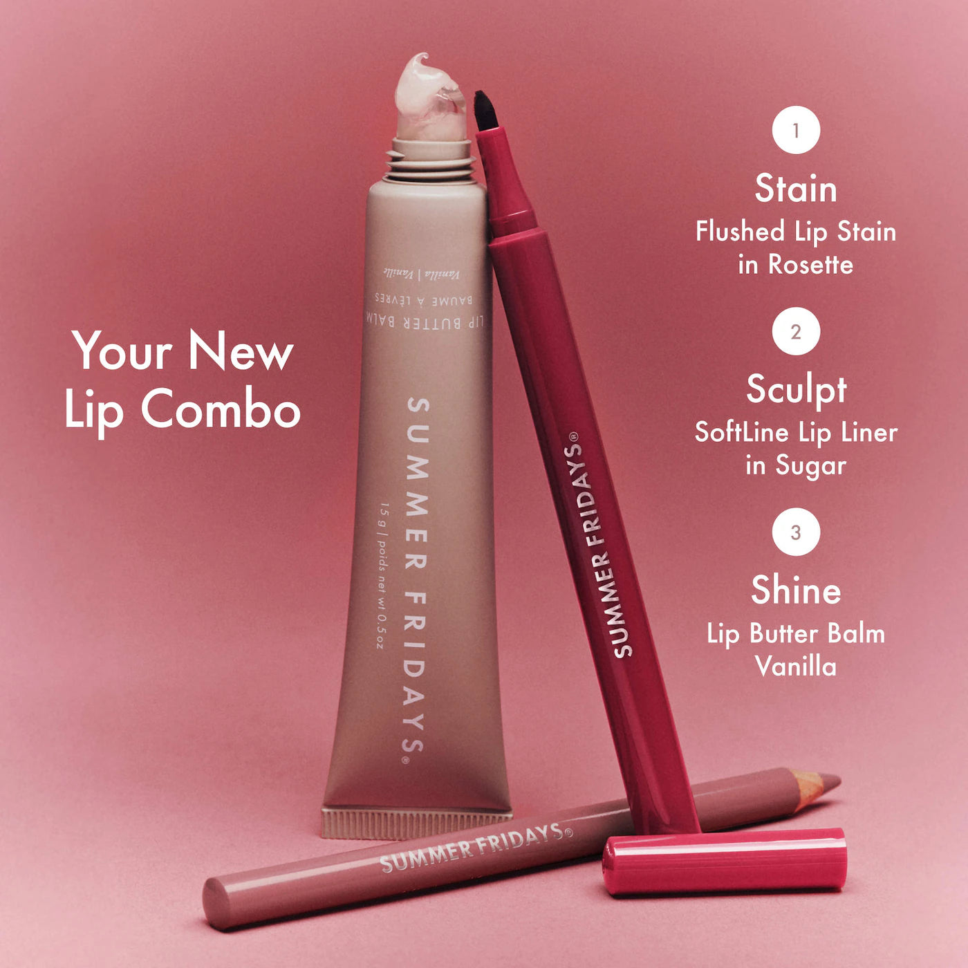 Summer Fridays - Flushed Lip Stain 12HR Transfer-Proof Lip Tint