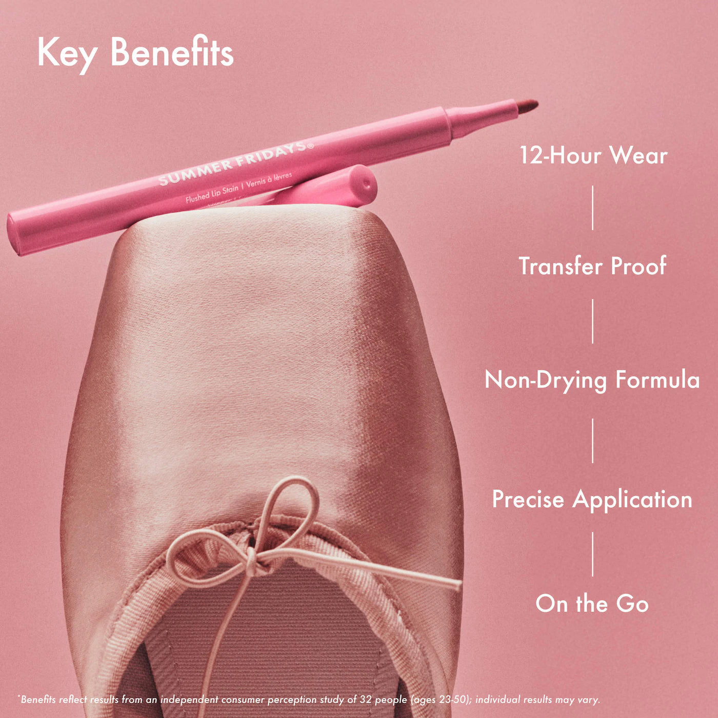 Summer Fridays - Flushed Lip Stain 12HR Transfer-Proof Lip Tint