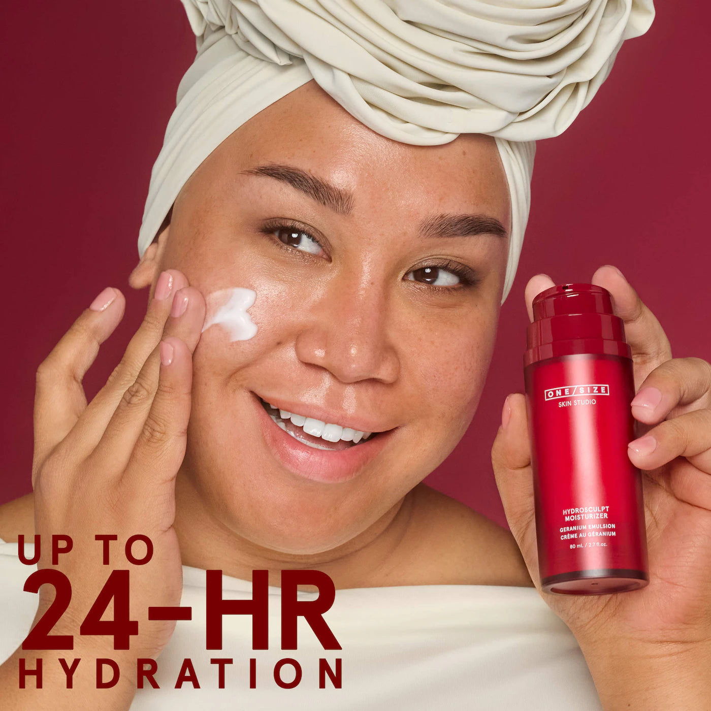 ONE/SIZE by Patrick Starrr - Hydrosculpt Hydrating Cream Moisturizer with Geranium Oil Emulsion | 80 mL