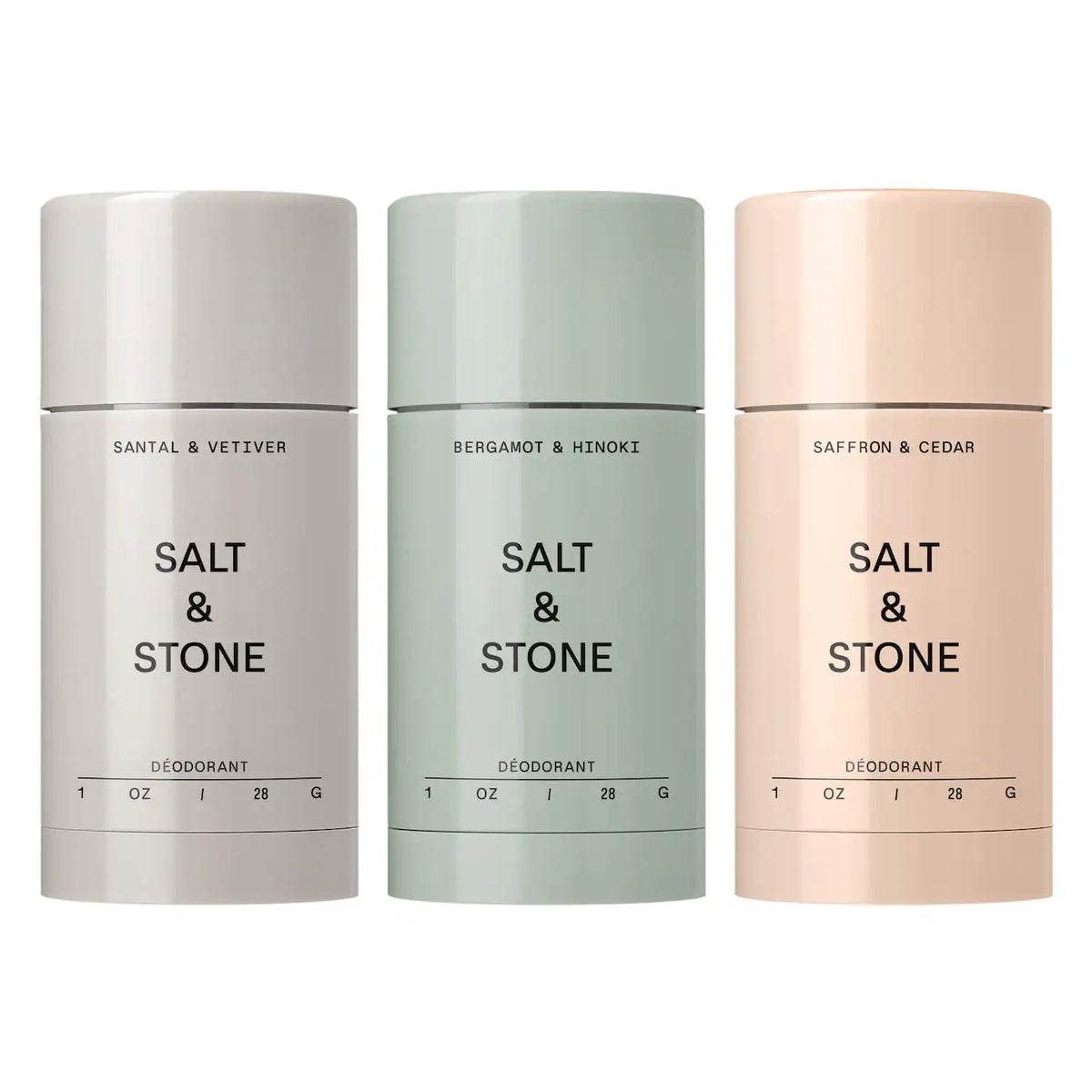 Salt & Stone - Mini Deodorant Discovery Gift Set (Three mini)