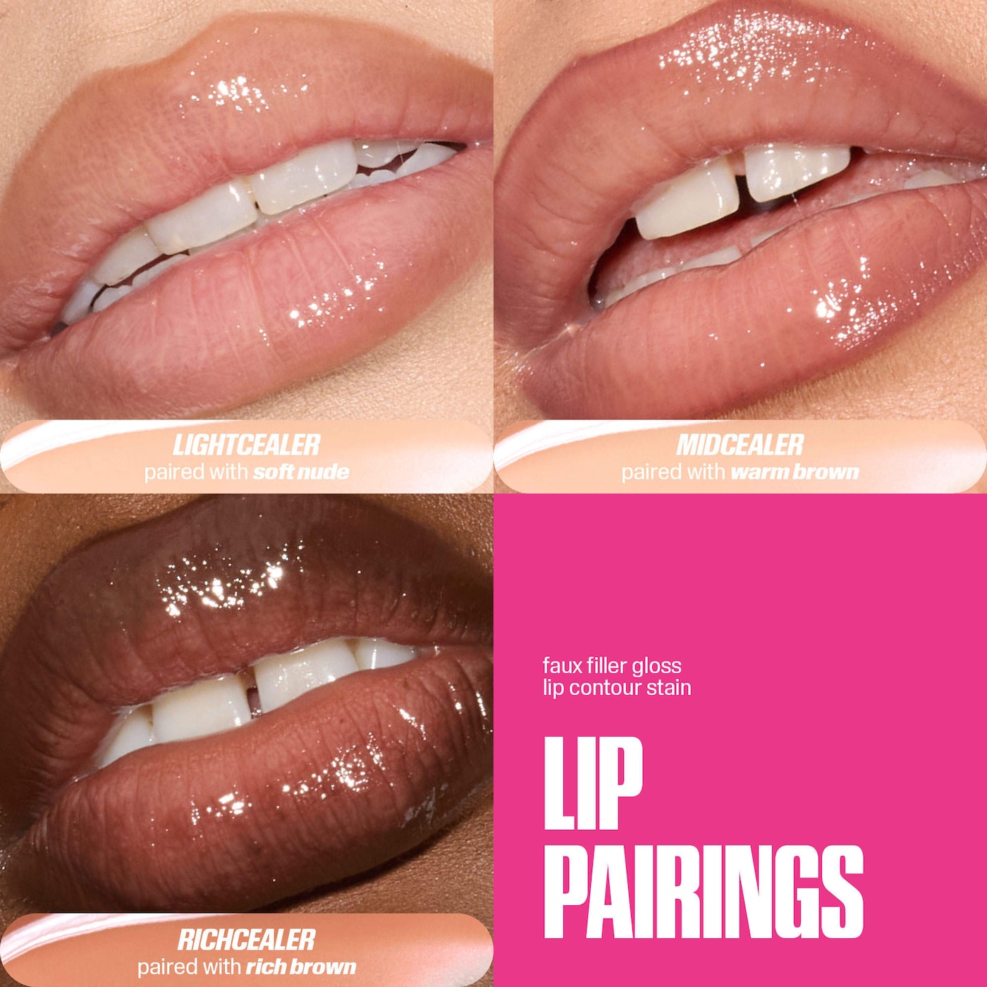 HUDA BEAUTY - FAUX FILLER Extra Shine Non-Sticky Lip Gloss | 3.9 mL