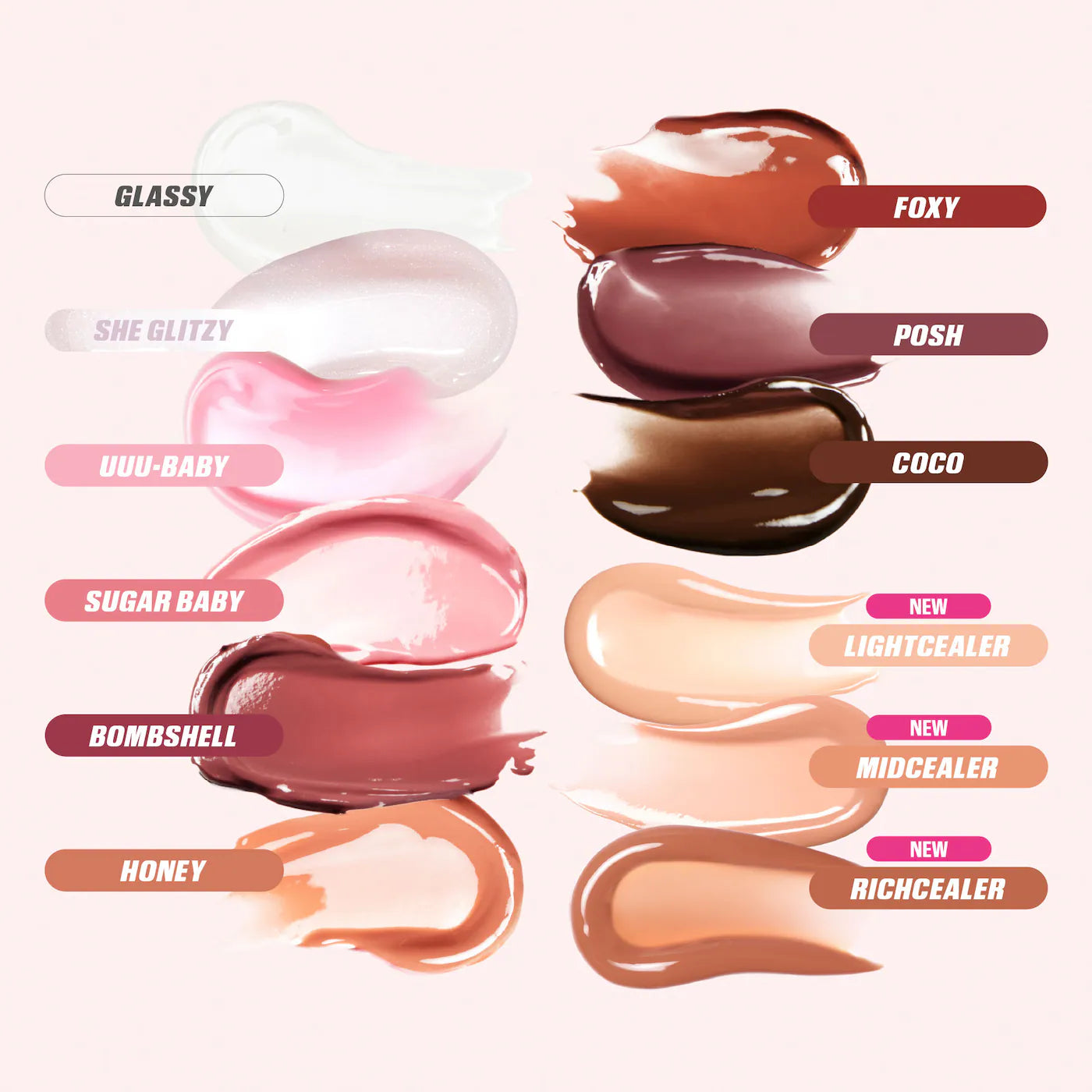 HUDA BEAUTY - FAUX FILLER Extra Shine Non-Sticky Lip Gloss | 3.9 mL