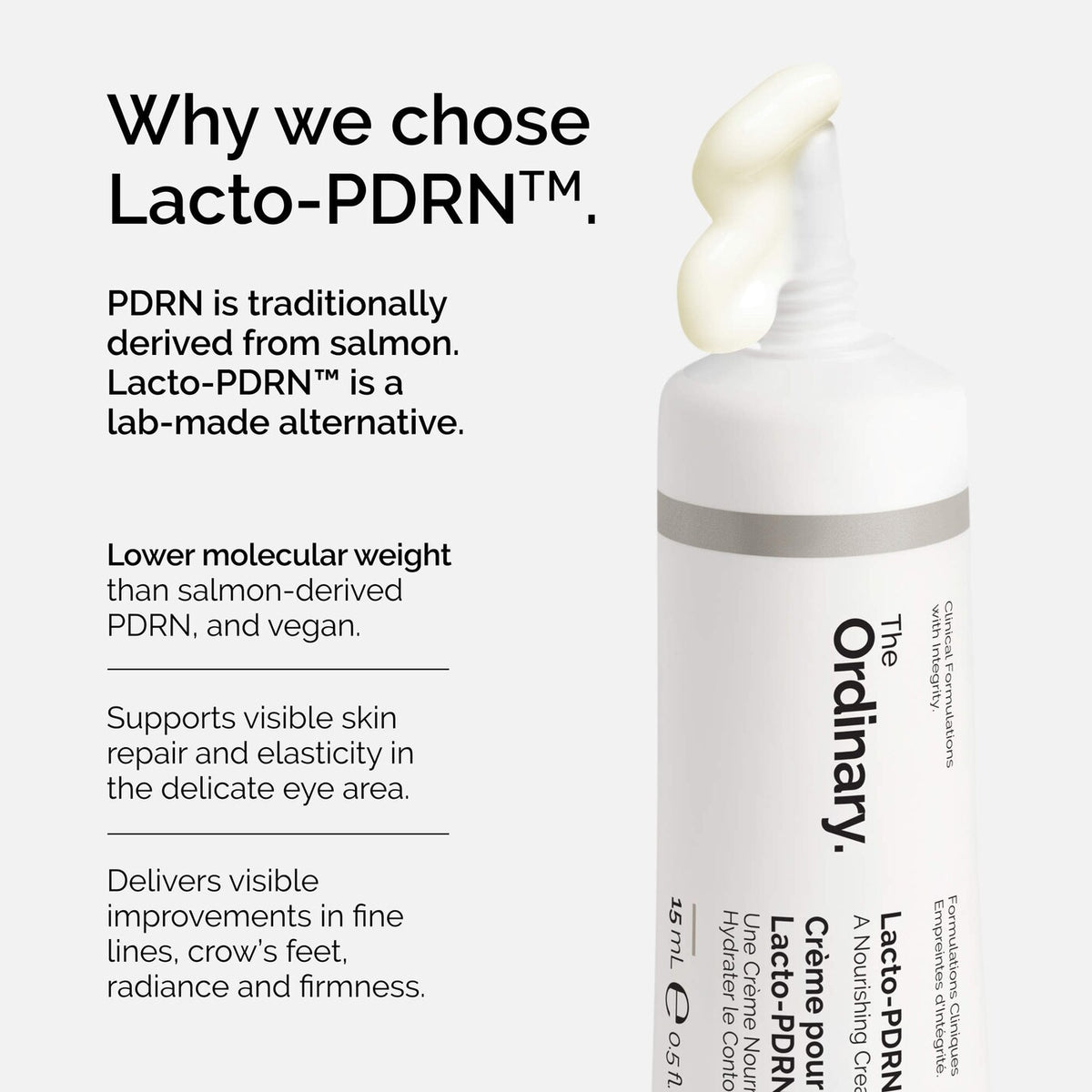 The Ordinary - Lacto-PDRN* 4% + B9 Eye Cream | 15 mL