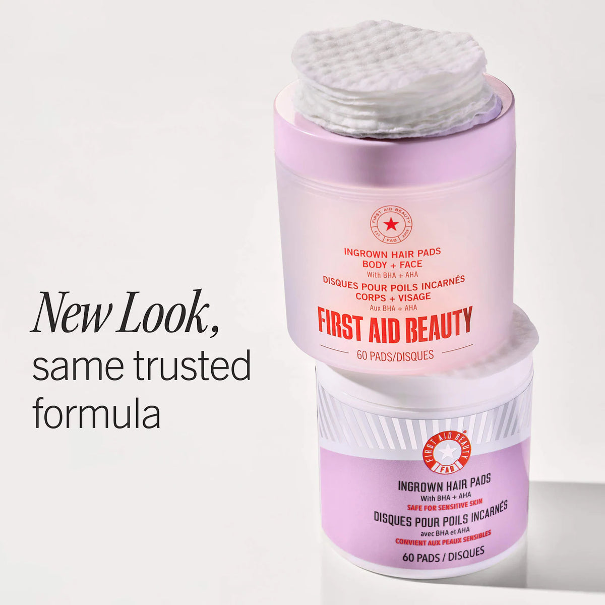 First Aid Beauty - Ingrown Hair Pads with BHA & AHA 28 PADS