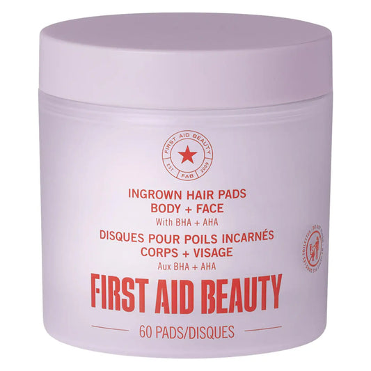 First Aid Beauty - Ingrown Hair Pads with BHA & AHA 60 PADS