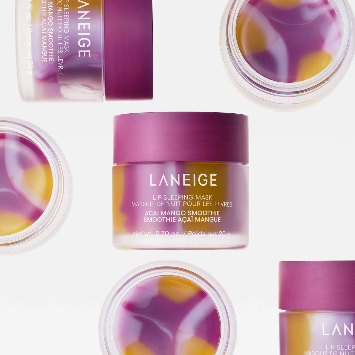 LANEIGE - Lip Sleeping Mask | 20 g | Acai Mango Smoothie (Limited Edition)