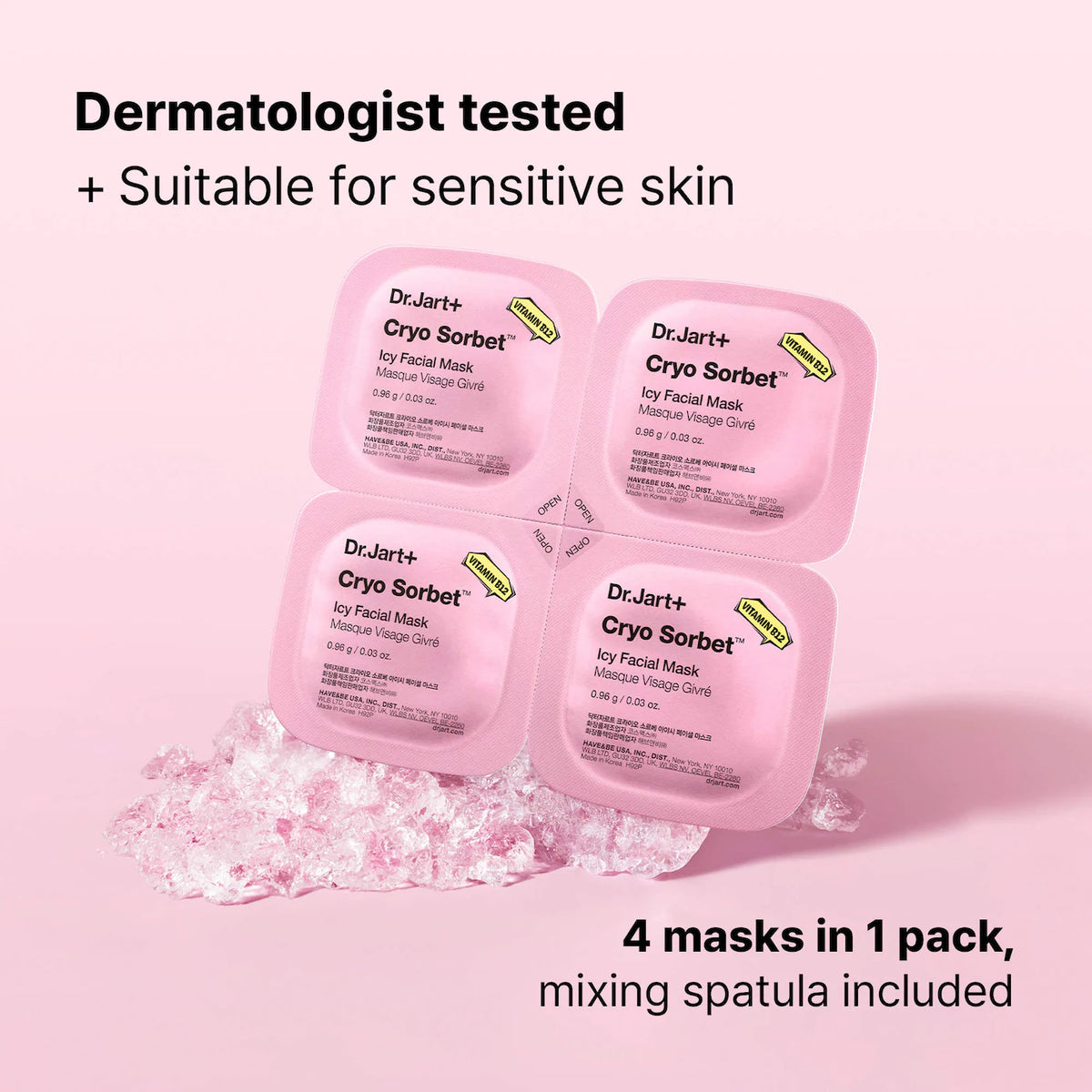 Dr. Jart+ - Cryo Sorbet™ Icy Facial Mask - 4 Pack
