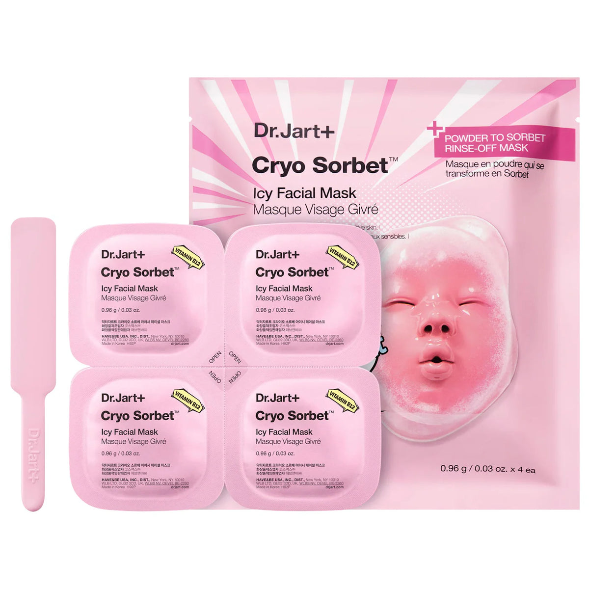 Dr. Jart+ - Cryo Sorbet™ Icy Facial Mask - 4 Pack