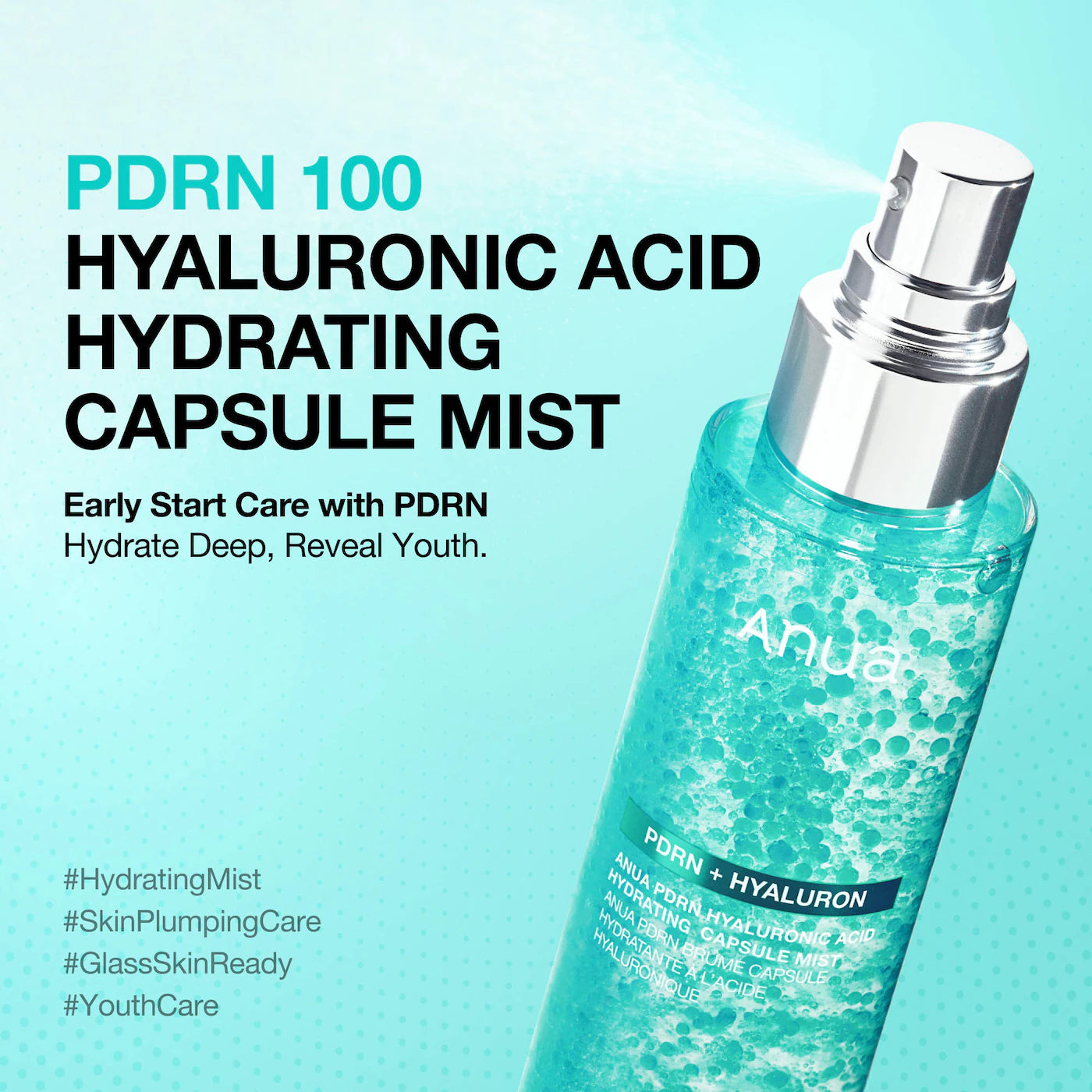 ANUA - PDRN Hyaluronic Acid Hydrating Capsule Mist | 100 mL