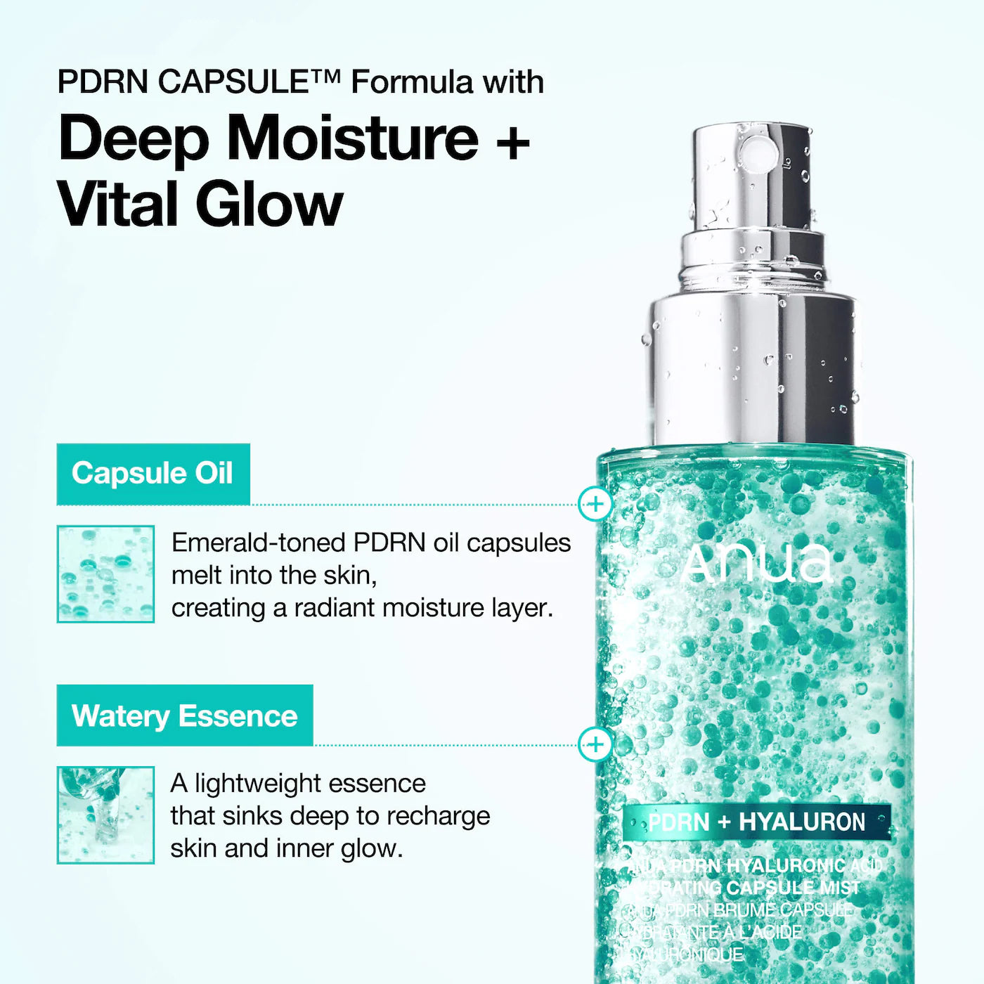 ANUA - PDRN Hyaluronic Acid Hydrating Capsule Mist | 100 mL