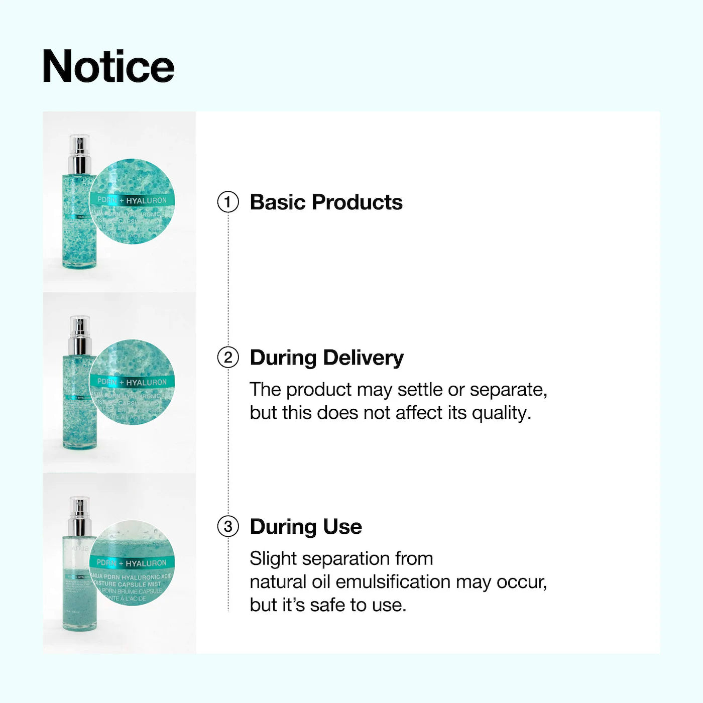 ANUA - PDRN Hyaluronic Acid Hydrating Capsule Mist | 100 mL