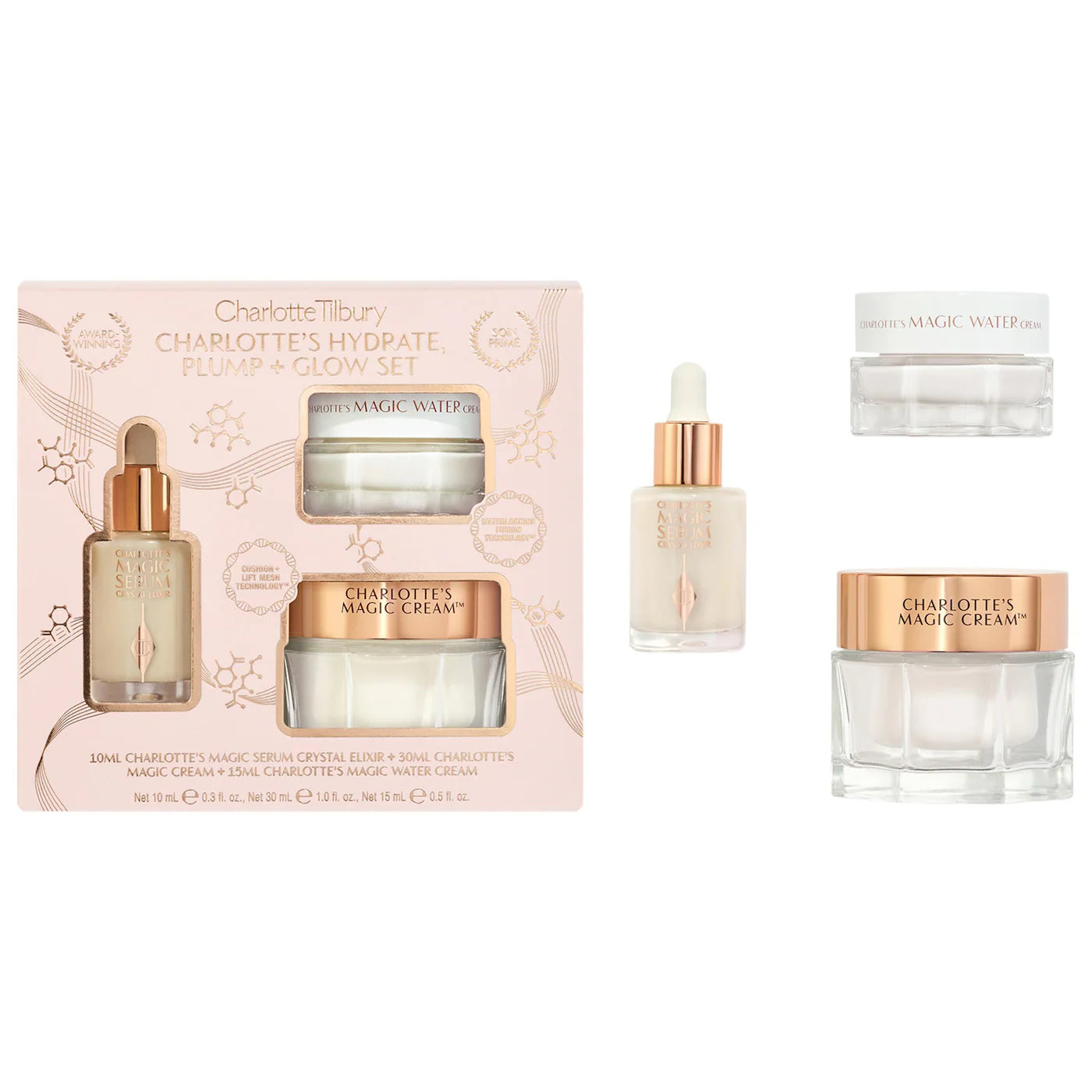 Charlotte Tilbury - Charlotte's Hydrate, Plump & Glow Set