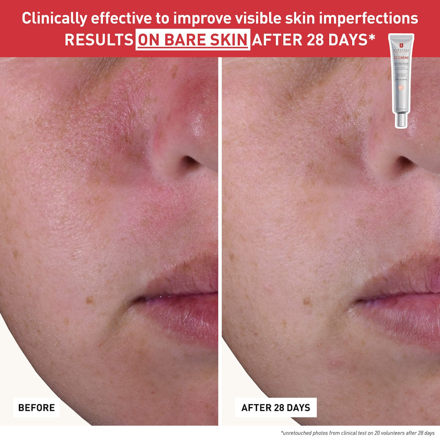ERBORIAN - CC Cream buildable tinted color corrector with SPF 25/30