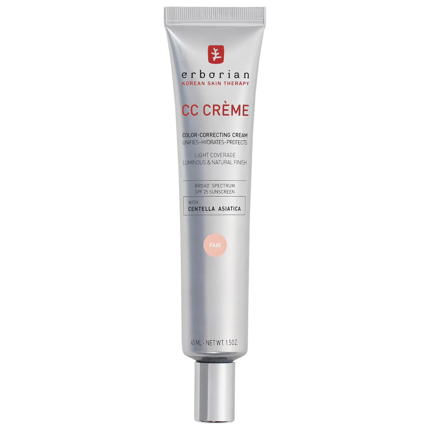 ERBORIAN - CC Cream buildable tinted color corrector with SPF 25/30