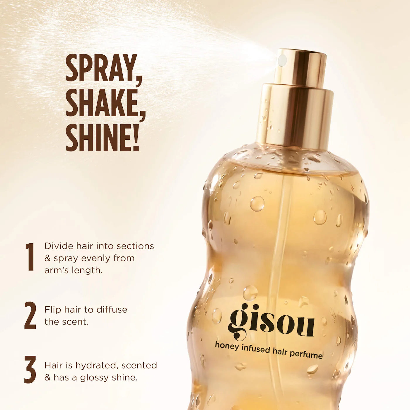 Gisou - Honey Infused Hair Perfume | 15 mL | Coco-Cacao