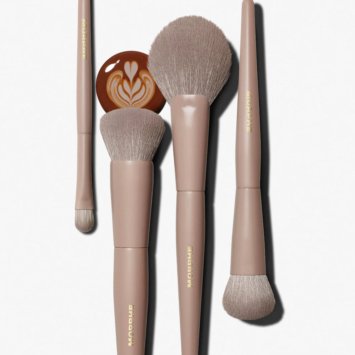 Morphe - Iced Mocha 4-Piece Face Brush Set