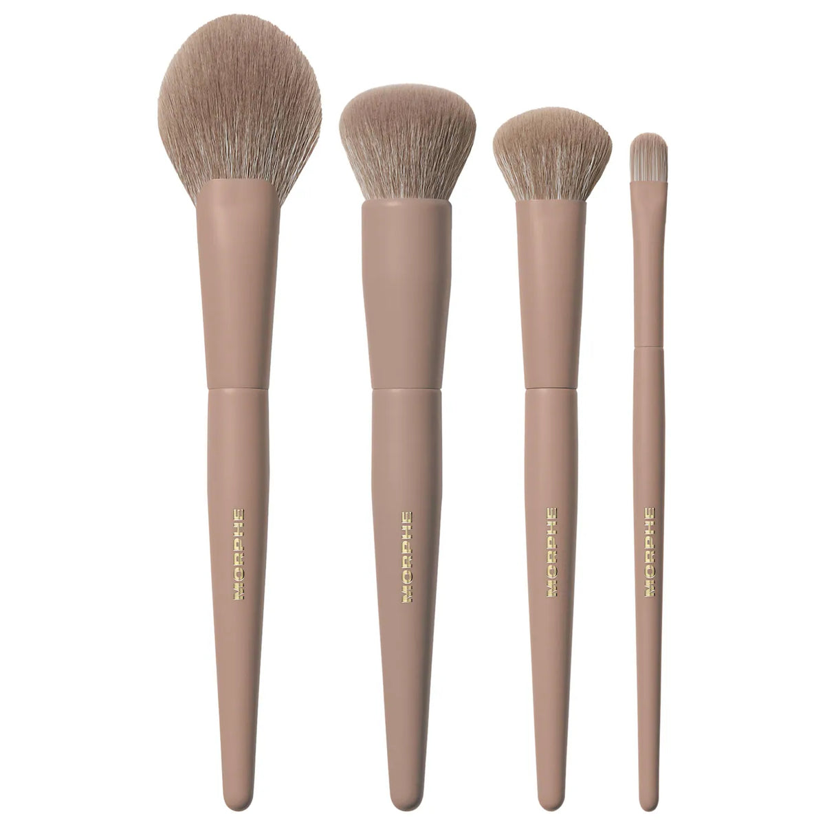 Morphe - Iced Mocha 4-Piece Face Brush Set
