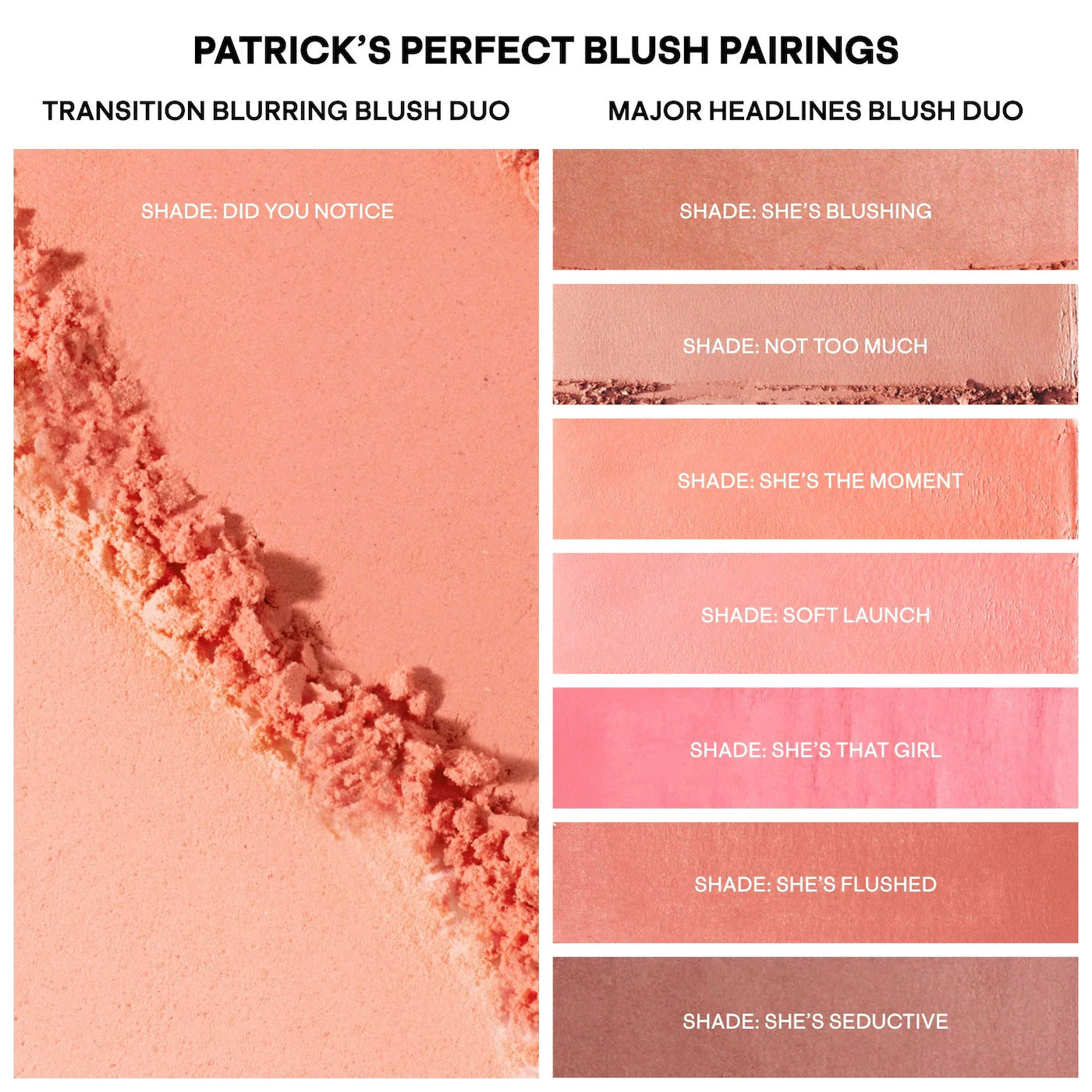 PATRICK TA - Major Headlines Transition Blurring Under Eye Blush Duo