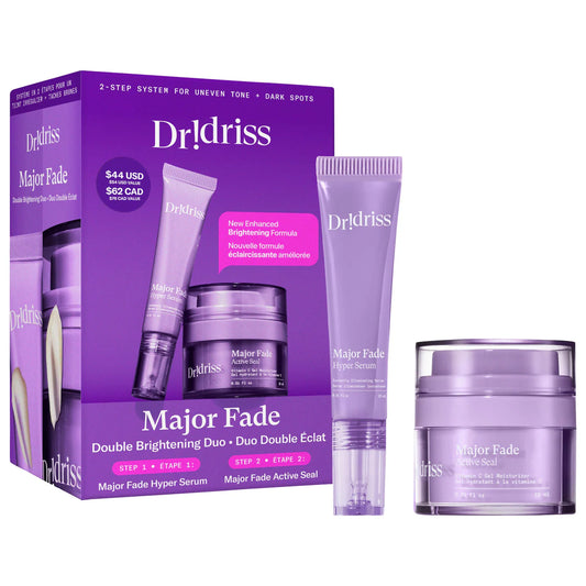 Dr. Idriss - Mini Major Fade Set Serum & Cream with Vitamin C for Hyperpigmentation & Uneven Skin