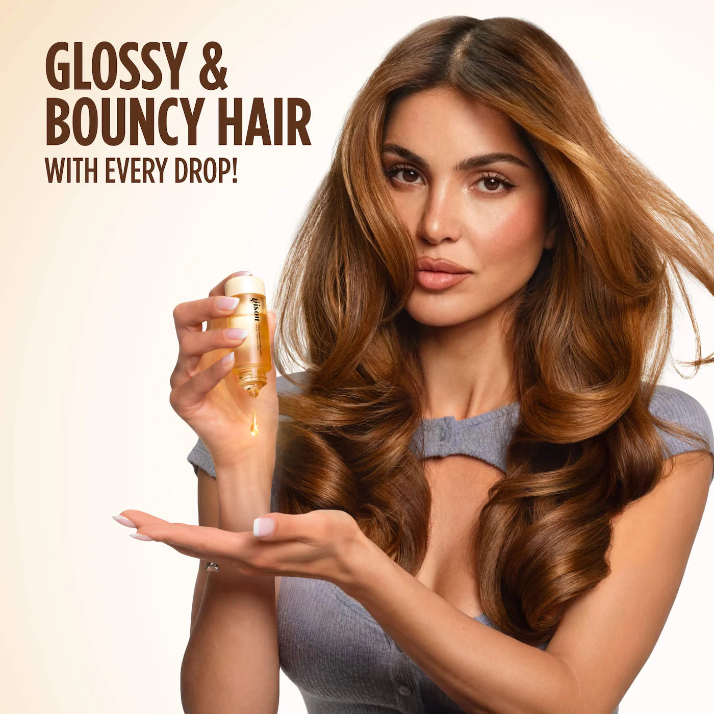 Gisou - Honey Gloss Collagen Drops Hair Oil for Fine to Medium Hair | 20 mL