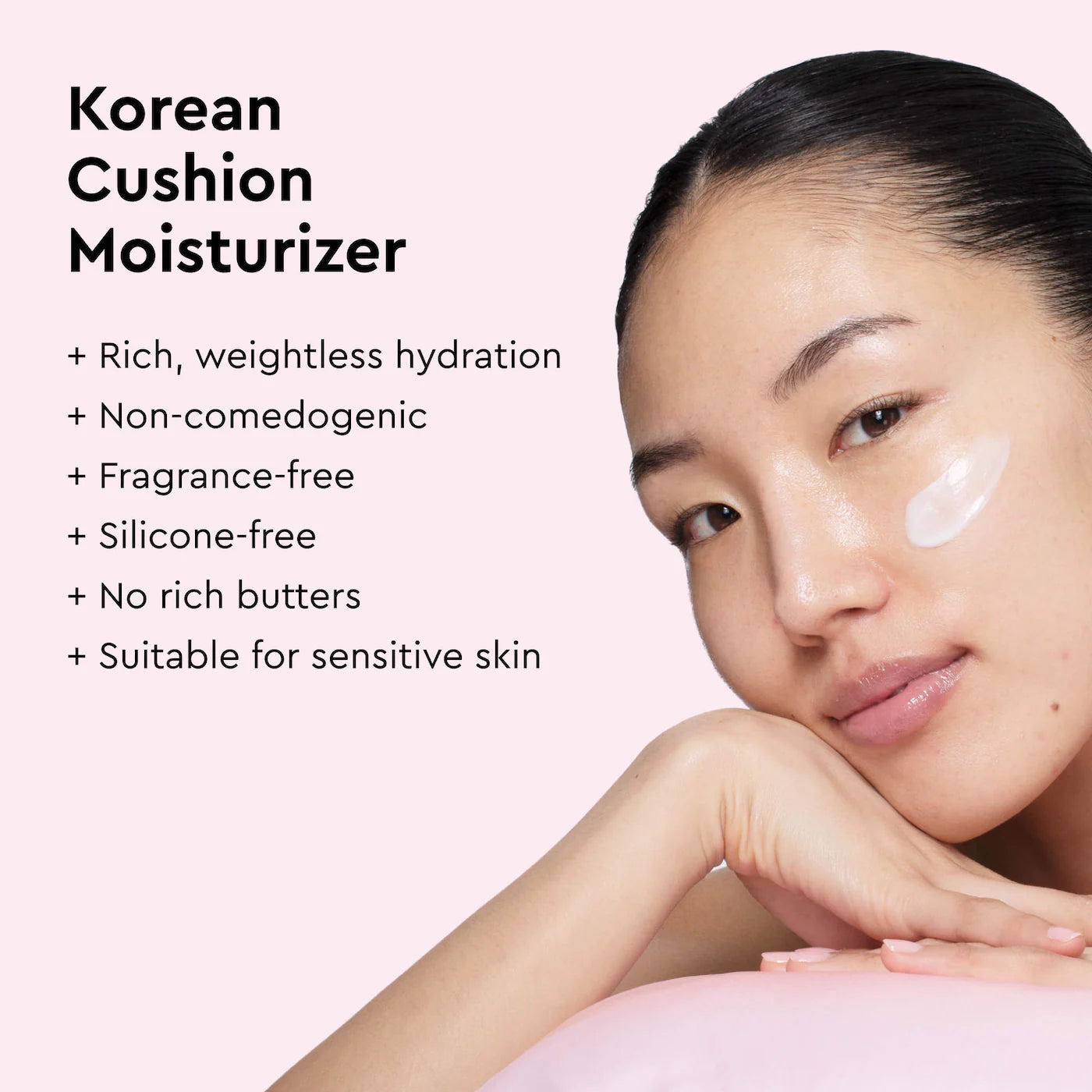 Glow Recipe - Watermelon Milk™ Peptide Cushion Cream Refillable Moisturizer for Dry Skin & Barrier Support | 50 mL