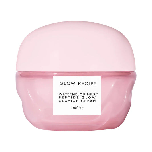 Glow Recipe - Watermelon Milk™ Peptide Cushion Cream Refillable Moisturizer for Dry Skin & Barrier Support | 50 mL