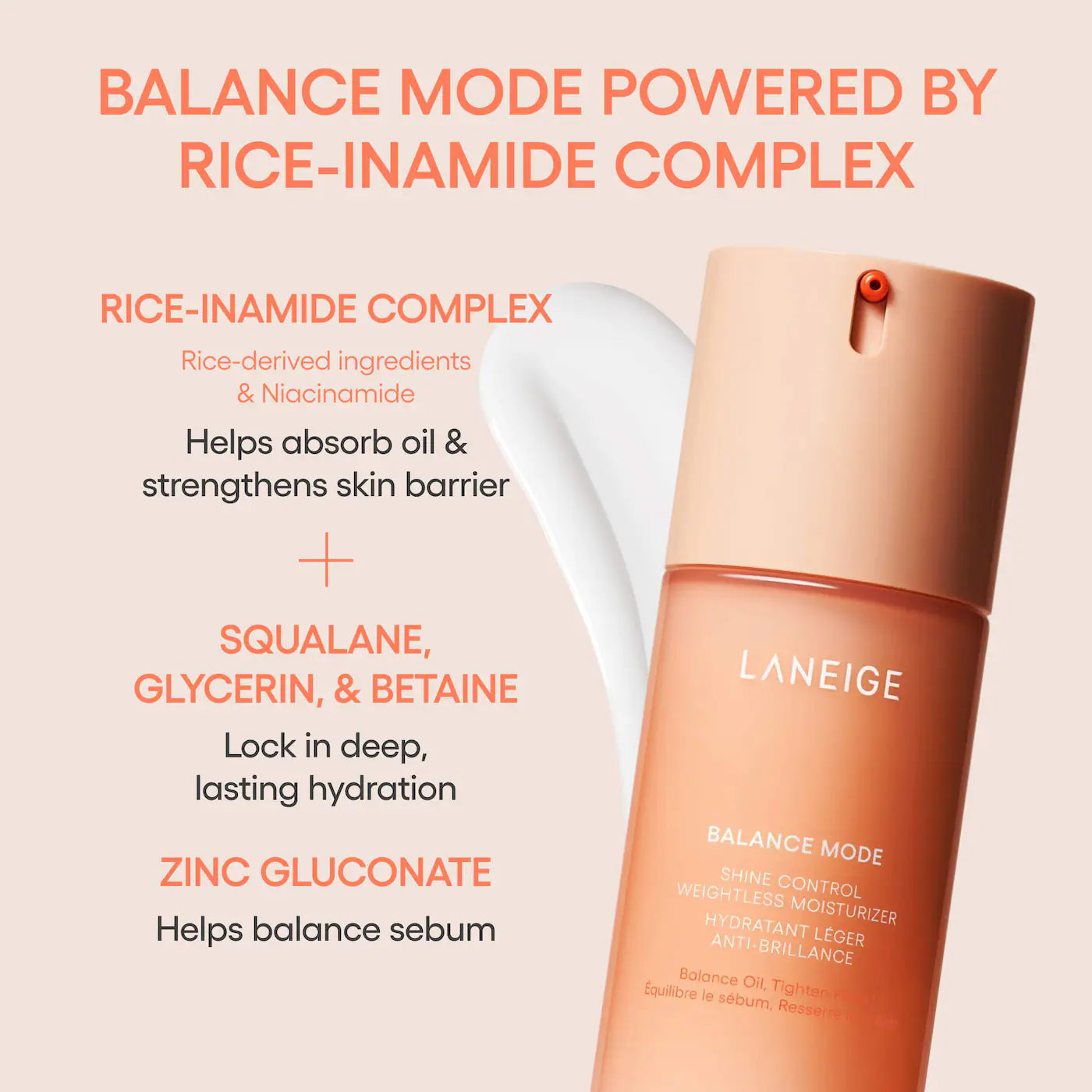 LANEIGE - Balance Mode Shine Control & Pore-Minimizing Lightweight Moisturizer for Oily Skin | 80 mL
