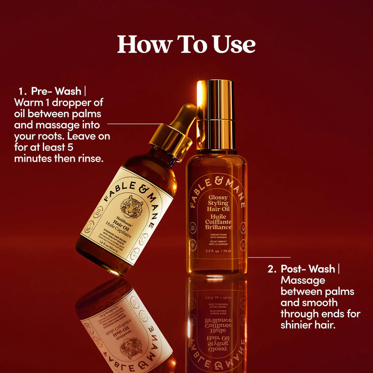 Fable & Mane - Ritual of Hair Oiling Set