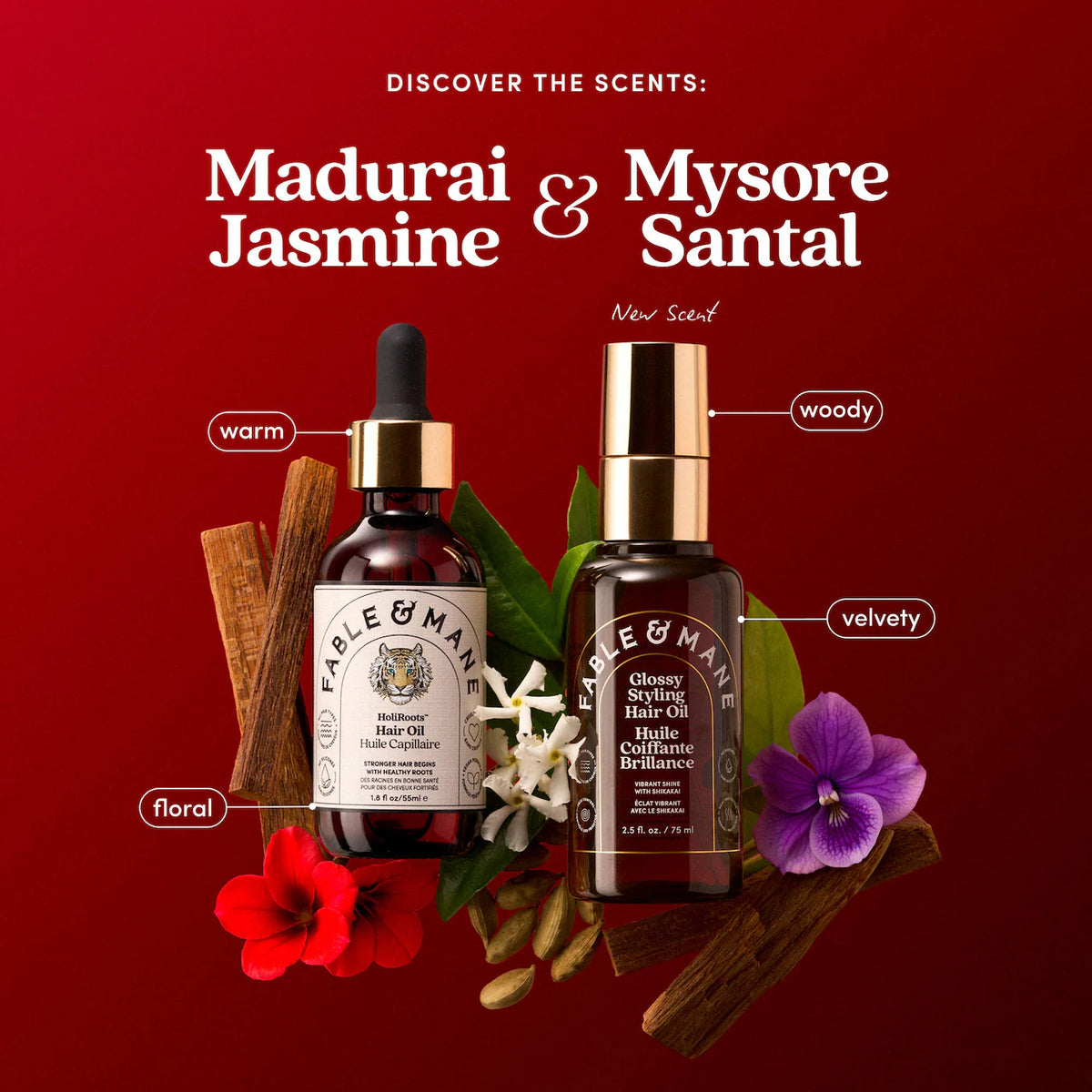 Fable & Mane - Ritual of Hair Oiling Set