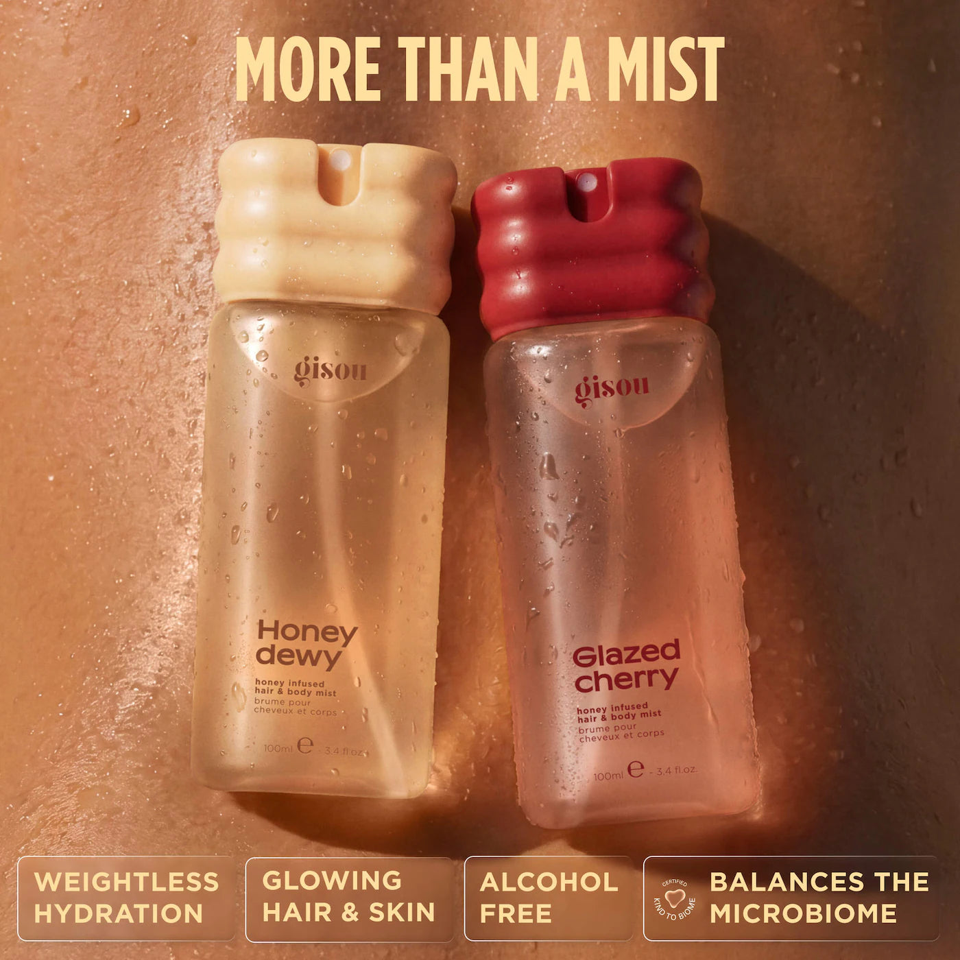 Gisou - Honey Infused Hair & Body Mist | Glazed Cherry