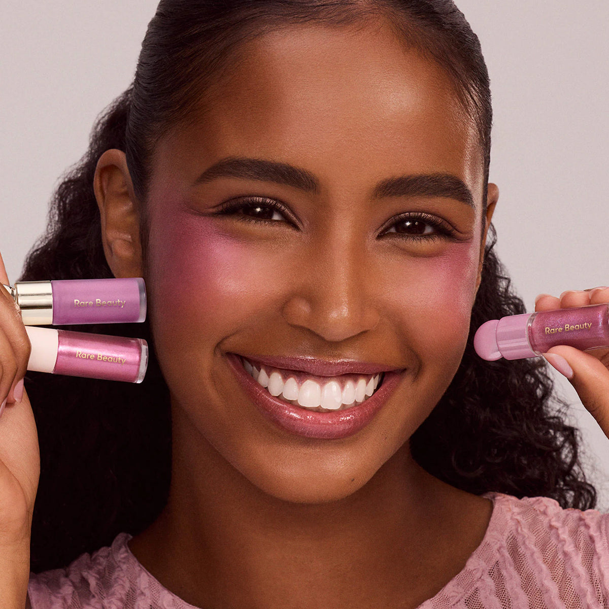 Rare Beauty - Violet Faves Mini Cheek and Lip Trio Makeup Gift Set